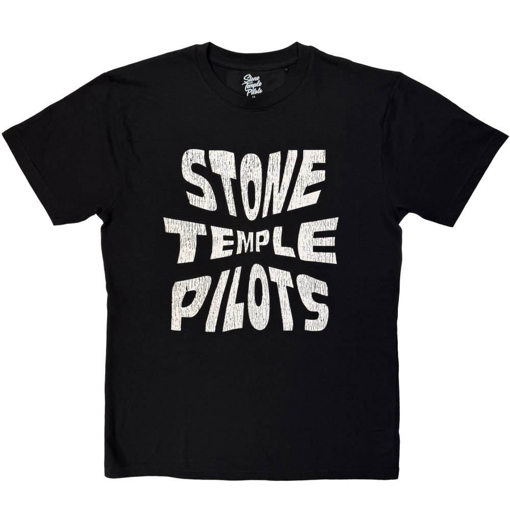 Stone Temple Pilots - Logo Mono Herren TShirt - Schwarz/Weiß